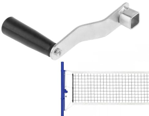 Penlimly Kurbel Für Volleyballnetze | Spannvorrichtung Ausrüstung | Metall Griff Für Volleyball Netz Spanner - Für Die Nutzung Im Freien Auf Sportplätzen, Einfahrten Und Für Training
