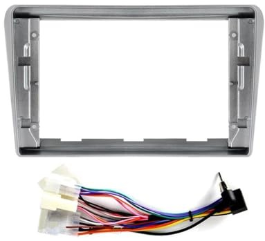Für Toyota Für Avensis T25 2 II 2002-2008 Multimedia Player Panel Fascia Rahmen 2 Din Radio Adapter Armaturenbrett Kabel Kit