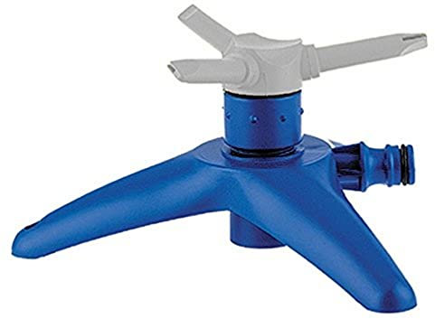 Tatay Aspersor 3 Brazos con Base Top Line, 15l, min, 80 m2, Conector Universal, Protección Solar, Fácil Instalación, Azul