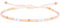 KELITCH Miyuki Perlenarmband Handgemachte Strang Freundschaftsarmbänder Mode Damen Armreifen Schmuck (Orange)
