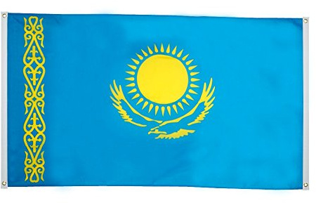 Bandiera fritze® balcone Bandiera Kazakistan