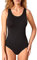 VEDATS Damen Body Träger Top Bodysuit Unterhemd Achselhemd (S, Schwarz)