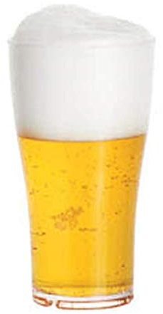 Bicchieri Birra 570 Ml. Ø 8,8X15,7 Cm Trasparente Policarbonato - 16 Unità
