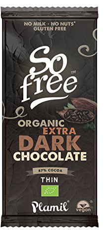 So free Extra Dark 87% cocoa Thin Organic