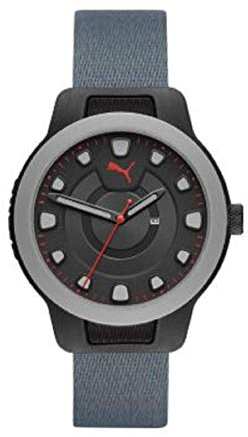 PUMA TIME Quarz Uhr mit Silicone Armband 4013496596854