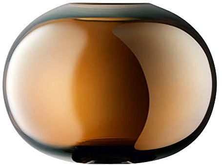 LSA International Epoque Vase H18cm Bernstein/Lüster, Orange