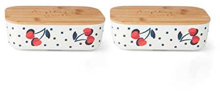 KATE SPADE New York Ks Vintage Cherry Dot Container 1.79