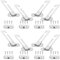 MIVIDE 4 Pair Window Restrictor, Window Restrictors for Upvc Windows, Window Child Safety Restrictors with Screws, Stainless Steel UPVC Window Restrictor Hook for All Kinds of Casement Windows