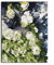 Acrylbilder Auf Leinwand Handgemalt, Grüne Textur Rose Blume Cluster Landschaft Moderne Abstrakte Kunstwerke Rahmenlose Original Handgemalte Ölgemälde Auf Leinwand Wandkunst Für Wohnzimmer Schl