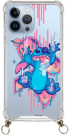 Official Stitch Babas iPhone 13 Pro MAX Case Transparent Pendant to Protect Your Mobile. Choose the Case Type You Like Best with Official Disney License