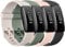 Pack 4 Straps Compatible with Fitbit Inspire 2, Soft Silicone Sport Replacement (5.1''-8.1'' Nude Pink/Starlight/Cactus/Black)