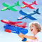 Neoot Toy Airplane, 3 Pack Airplane Launcher Toys for Kids Age 3+, 2 Flight Mode Glider Plane Outdoor Toys Birthday Gift, Flying Toys
