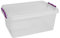 Plastic Storage Box Boxes Lid Handles Food Container Home Kitchen Office Box UK (5L)