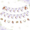 Kreatwow Pferde-Happy-Birthday-Banner, Girlande, lila, Western-Cowgirl-Party-Dekoration, Wild-West-Cowgirl-Rodeo-Geburtstag, Pferde-Geburtstagszubehör