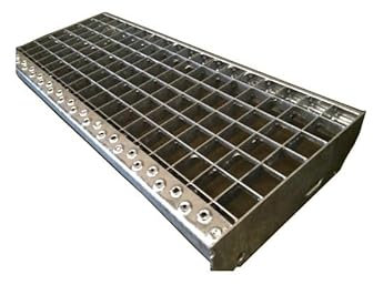 LE ROI DU FER - Marche Caillebotis acier galvanisé - 900 x 270 mm