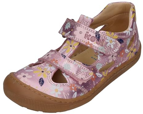 Koel Sandalen Deen Print Barfußschuhe Barefoot Leder metallic Pink, Schuhgröße:EUR 26