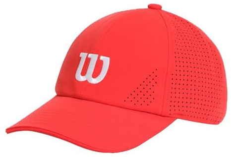 Wilson Unisex Active Perforierte - Kappe, Infrared, S-M EU