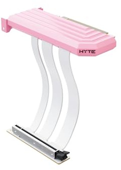 HYTE Pcie 5.0 Riser Cable Strawberry Milk