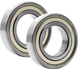 2 Stück 6004 ZZ Kugellager 20 mm x 42 mm x 12 mm,Vorgeschmiert,Chromstahl und Doppelte Metalldichtung,6004ZZ Rillenkugellager