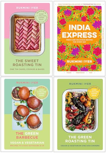 Rukmini Iyer Collection 4 Books Set (The Sweet Roasting Tin, India Express, The Green Barbecue & The Green Roasting Tin)