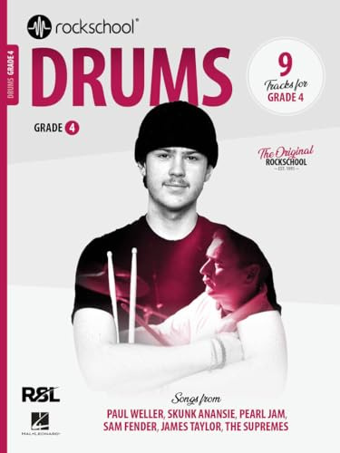 Rockschool Drums Grade 4 (2024)-Drums-BOOK+AUDIO-ONLINE