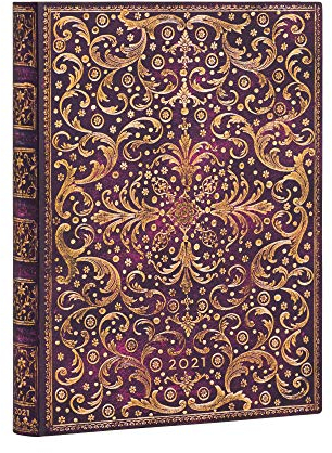 Paperblanks | Flexis Kalender mit weichem Einband, 12 Monate 2021, Aurelia, 1 Tag pro Seite, Ultra (180 × 230 mm) FF7010-8