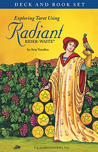 Exploring Tarot Using Radiant Rider-Waite® Deck & Book Set: Beginner-Friendly Starter Set, Complete 78-Card Radiant Rider-Waite® Tarot Deck, 272-Page ... Sheet, Learn Tarot, Refresh Tarot Skills