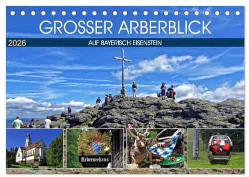 Grosser Arberblick auf Bayerisch Eisenstein (Tischkalender 2026 DIN A5 quer), CALVENDO Monatskalender: Sehnsuchtsorte im Bayerischen Wald (CALVENDO Orte)