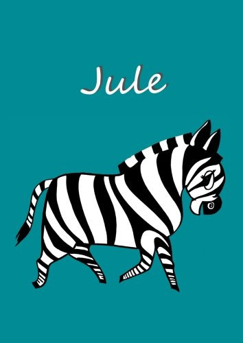 Malbuch / Notizbuch / Tagebuch - Jule: A4 - blanko