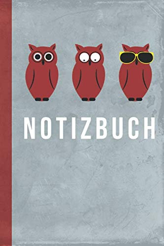 Notizbuch: Eulen Waldkauz Waldohreule (Eulen und Käuze, Band 1)