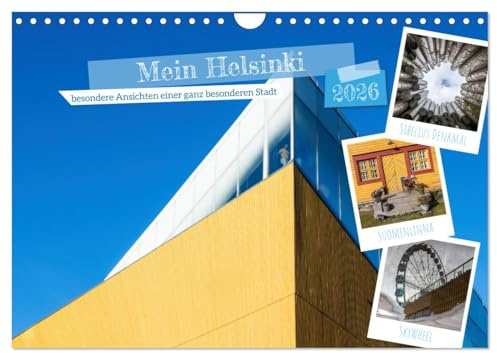 Mein Helsinki (Wandkalender 2026 DIN A4 quer), CALVENDO Monatskalender: Die Fotografin zeigt besondere Ansichten einer ganz besonderen Stadt. (CALVENDO Orte)
