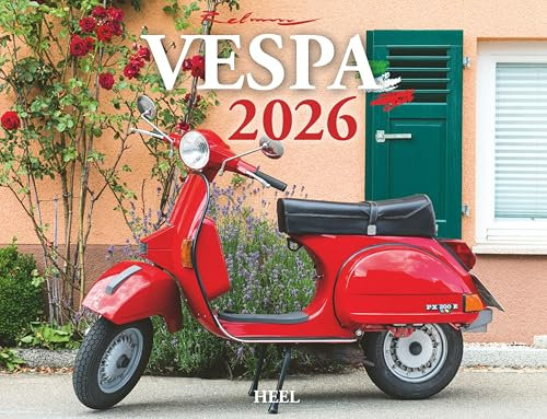 Kalender Vespa 2026 Eintragkalender: Kult-Roller Italien Wandkalender