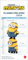 Minions Planer für zwei 2024. Kalender mit den kleinen gelben Chaos-Charakteren aus den Filmen. Partnerplaner 2024, ein absoluter Hingucker und praktischer Überblick über alle wichtigen Termine.