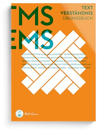 MedGurus - TMS Vorbereitung 2025 - Textverständnis - Übungsbuch mit 288 Aufgaben und Musterlösungen zur Vorbereitung auf den Medizinertest - Erfolgreich ins Medizinstudium