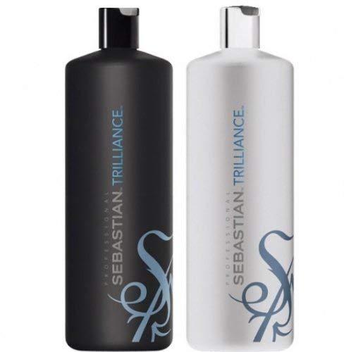 Sebastian Trilliance Shampoo 1000 ml und Conditioner, 1000 ml mit Pumpe