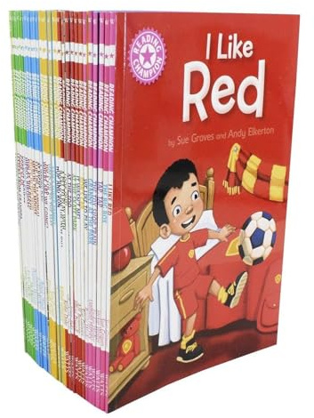Reading Champions for New Readers 30 Books Set Level 1 to 5 (Beginners Collection Series 1)