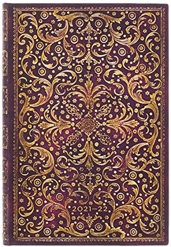 Paperblanks 18-Monatskalender 2021-2022 Aurelia | Horizontal | Mini (95 × 140 mm)