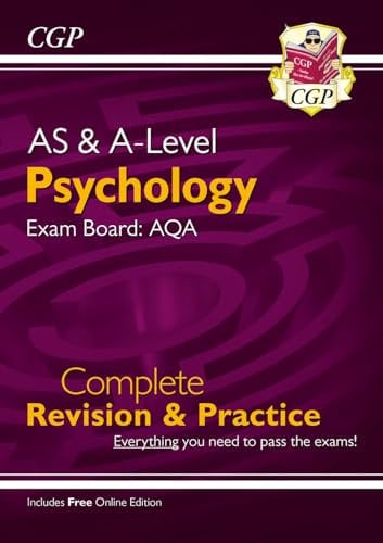A-Level and AS Psychology: AQA Complete Revision & Practice with Online Edition (For exams in 2026): for the 2026 exams (CGP A-Level Psychology)