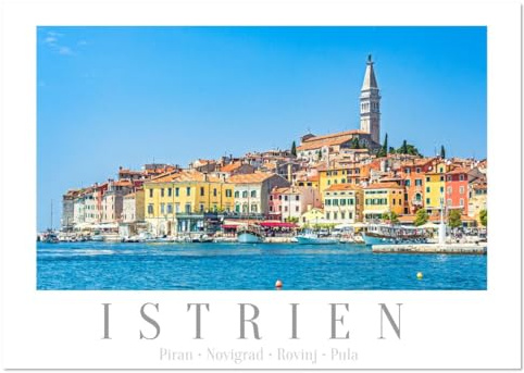 Istrien - Piran • Novigrad • Rovinj • Pula (Wandkalender 2026 DIN A4 quer), CALVENDO Monatskalender: Impressionen des kroatischen und slowenischen Teiles Istriens. (CALVENDO Orte)
