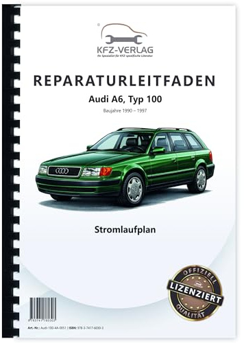 Audi 100 Typ 4A (90-97) Schaltplan Stromlaufplan Verkabelung Elektrik Pläne