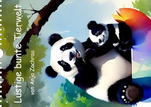 Lustige bunte Tierwelt: Kalender 2024