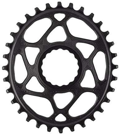 Absolute schwarz Race Face Oval Cinch Boost Direct-Mount Traktion Kettenblatt, schwarz