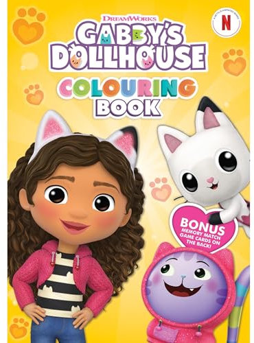 Allgator Gabby Dollhouse libro da colorare