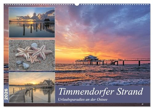 Timmendorfer Strand - Urlaubsparadies an der Ostsee (Wandkalender 2026 DIN A2 quer), CALVENDO Monatskalender: 12 zauberhafte Fotografien der Gemeinde ... begleiten Sie durchs Jahr (CALVENDO Orte)