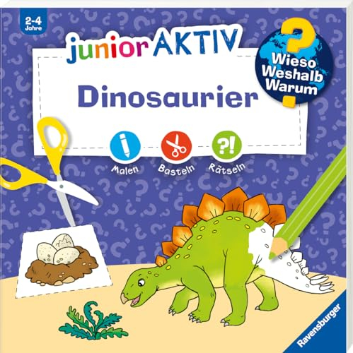 Wieso? Weshalb? Warum? junior AKTIV - Dinosaurier (Malen, basteln, rätseln ab 2 Jahre)