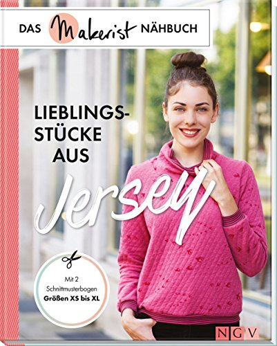 Lieblingsstücke aus Jersey: Das Makerist-Nähbuch - Schnittmusterbogen und Schnittmuster zum Download, Größen XS bis XL