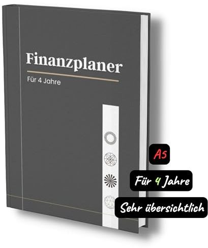 Finanzplaner XXL: Haushaltsbuch für 4 Jahre. Zum Eintragen aller Einnahmen & Ausgaben. Mit übersichtlichen Tabellen- 104 Seiten, A5, undatiert.