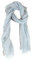 HINZE (SH106) Leinenschal, Farbe: hellblau, Größe: 50 x 180 cm, luxuriöser Schal für Damen und Herren, unisex, Winterschal und Sommerschal