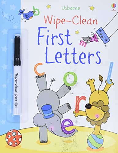 First Letters (Usborne Wipe Clean Books): 1
