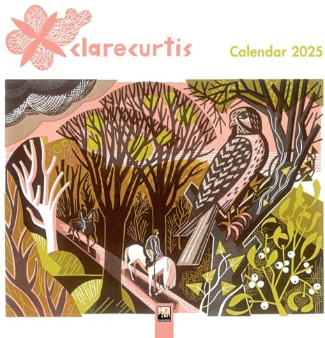 Clare Curtis Wall Calendar 2025: Art Calendar